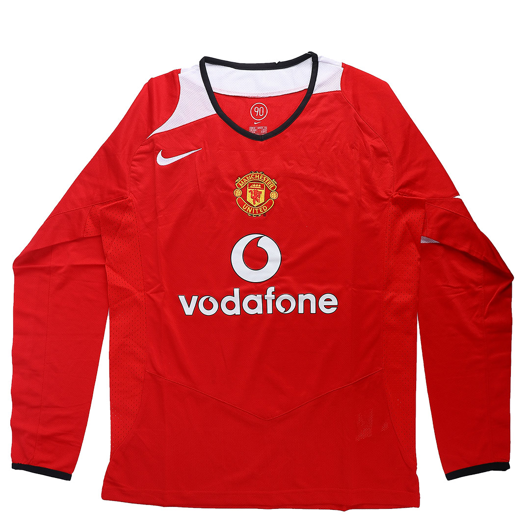 Manchester United Jersey Custom Home Soccer Jersey 2005 06