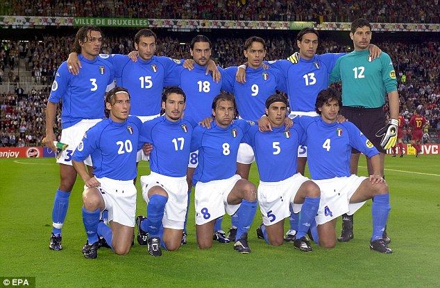 Italy Home Jersey Retro 2002