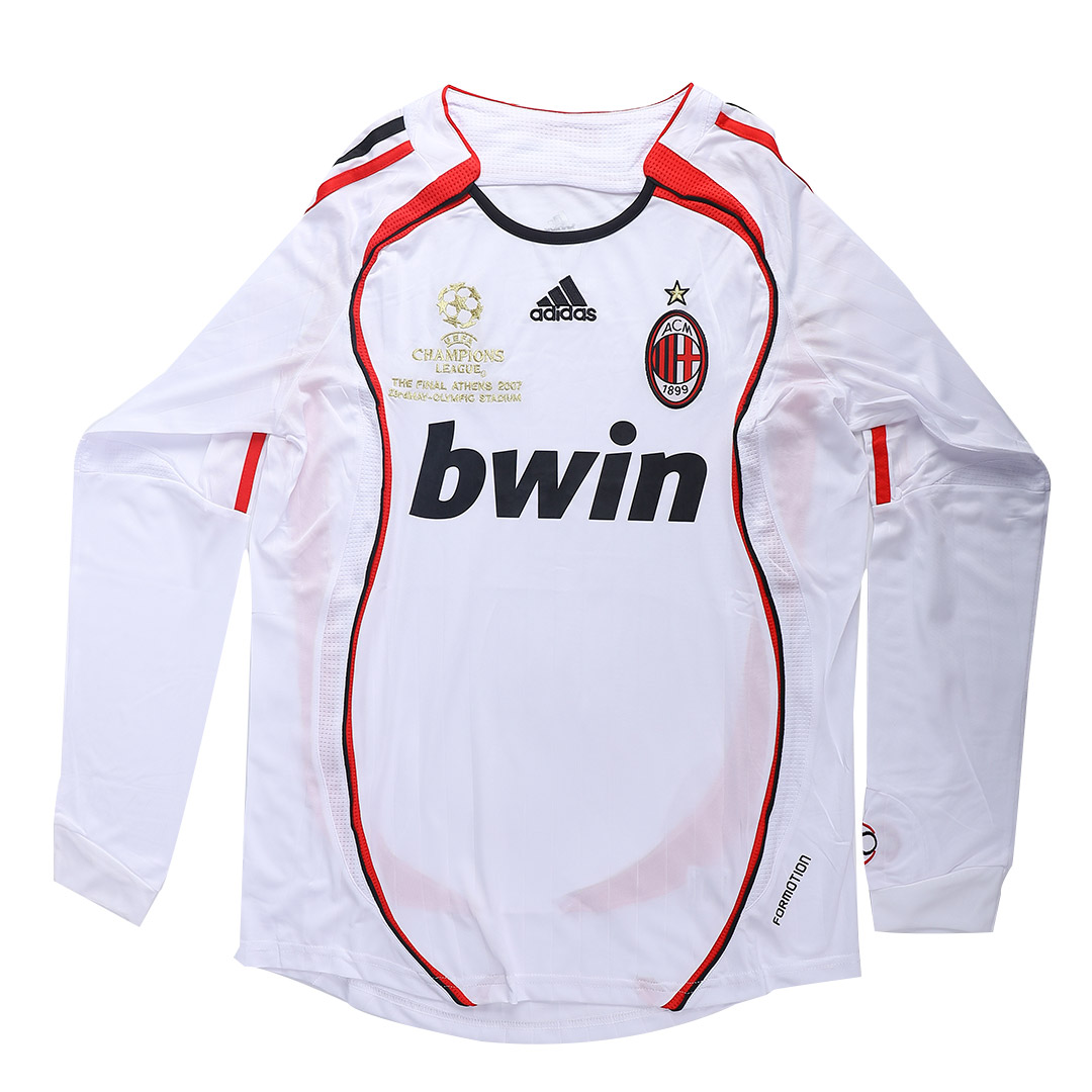 AC Milan 2006/2007 Home Long Sleeve Jersey Men Adult –