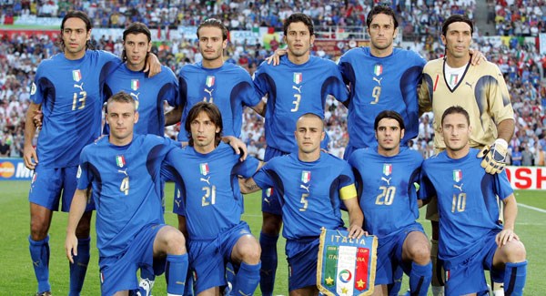 Italy National team soccer jersey World Cup 2006