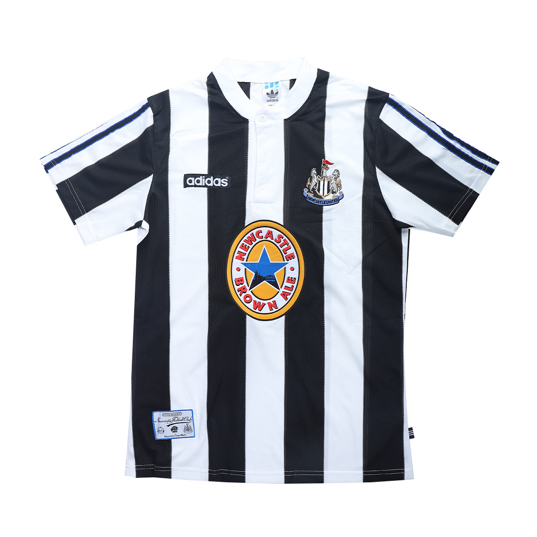 Newcastle United Jersey Custom Home Soccer Retro Jersey 1995/97