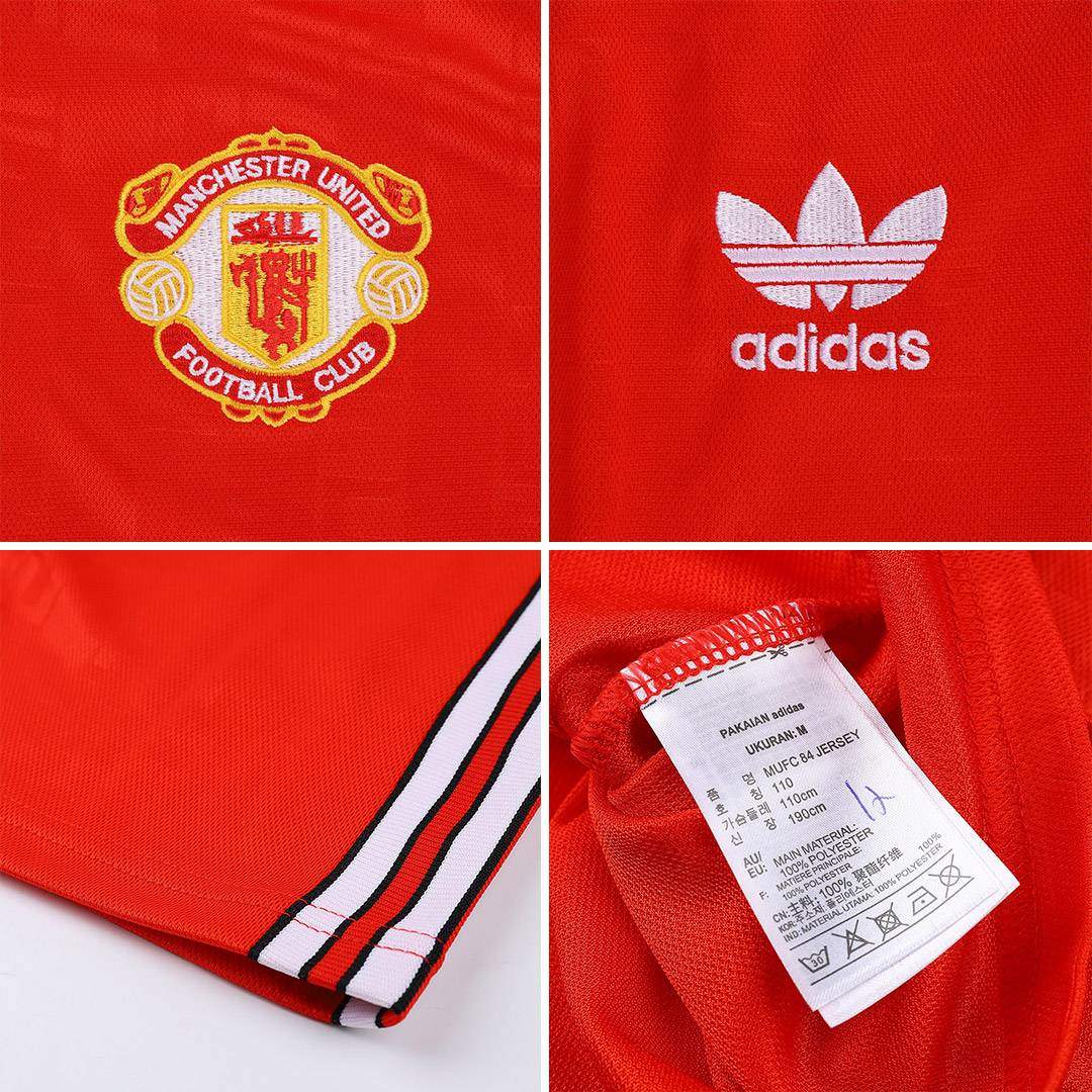 Manchester United retro jersey size L adidas jersey new edition shirt red