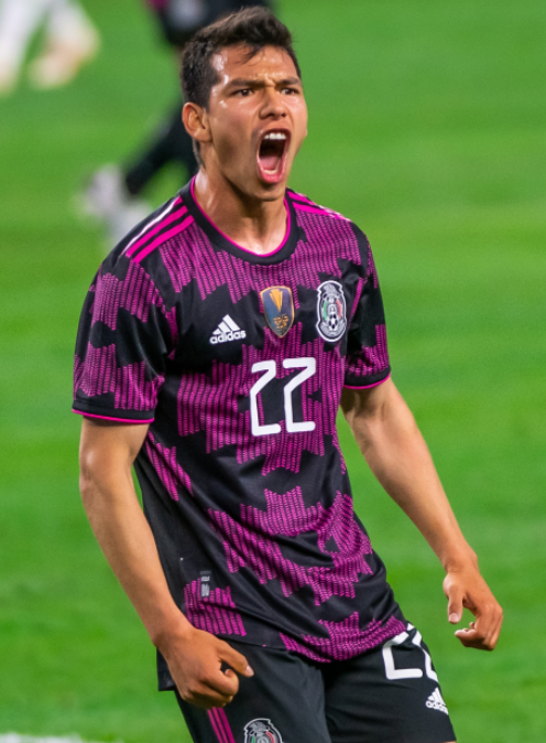 Women's Adidas Hirving Lozano Green Mexico National Team 2022/23 Home Replica Jersey Size: Medium