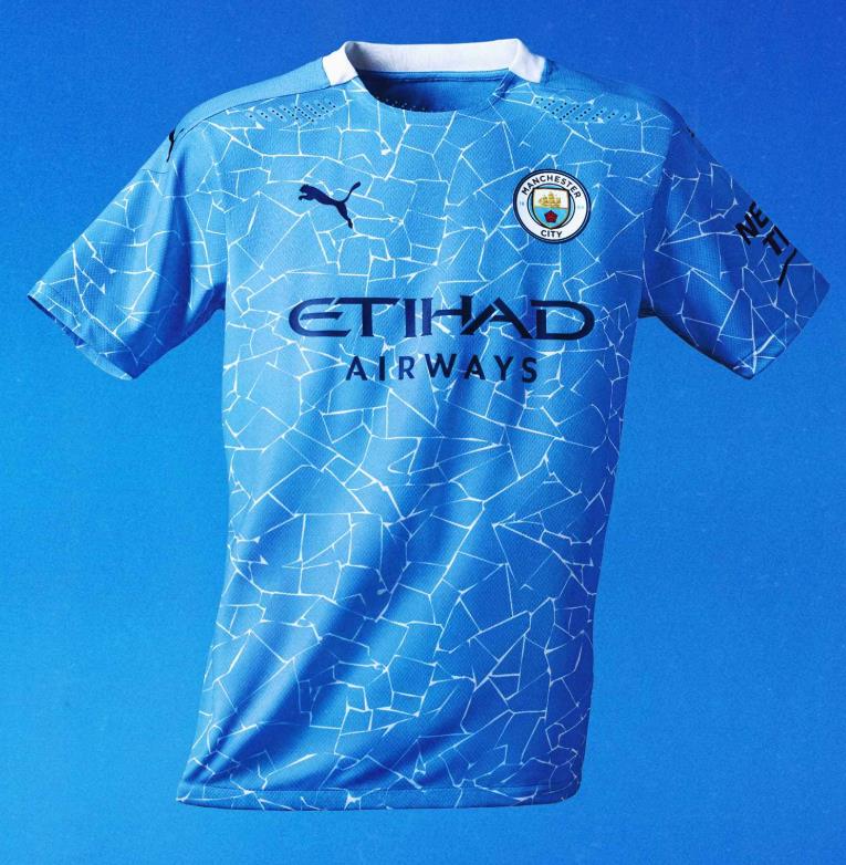 Manchester City Jersey Custom Home Soccer Jersey 2020/21