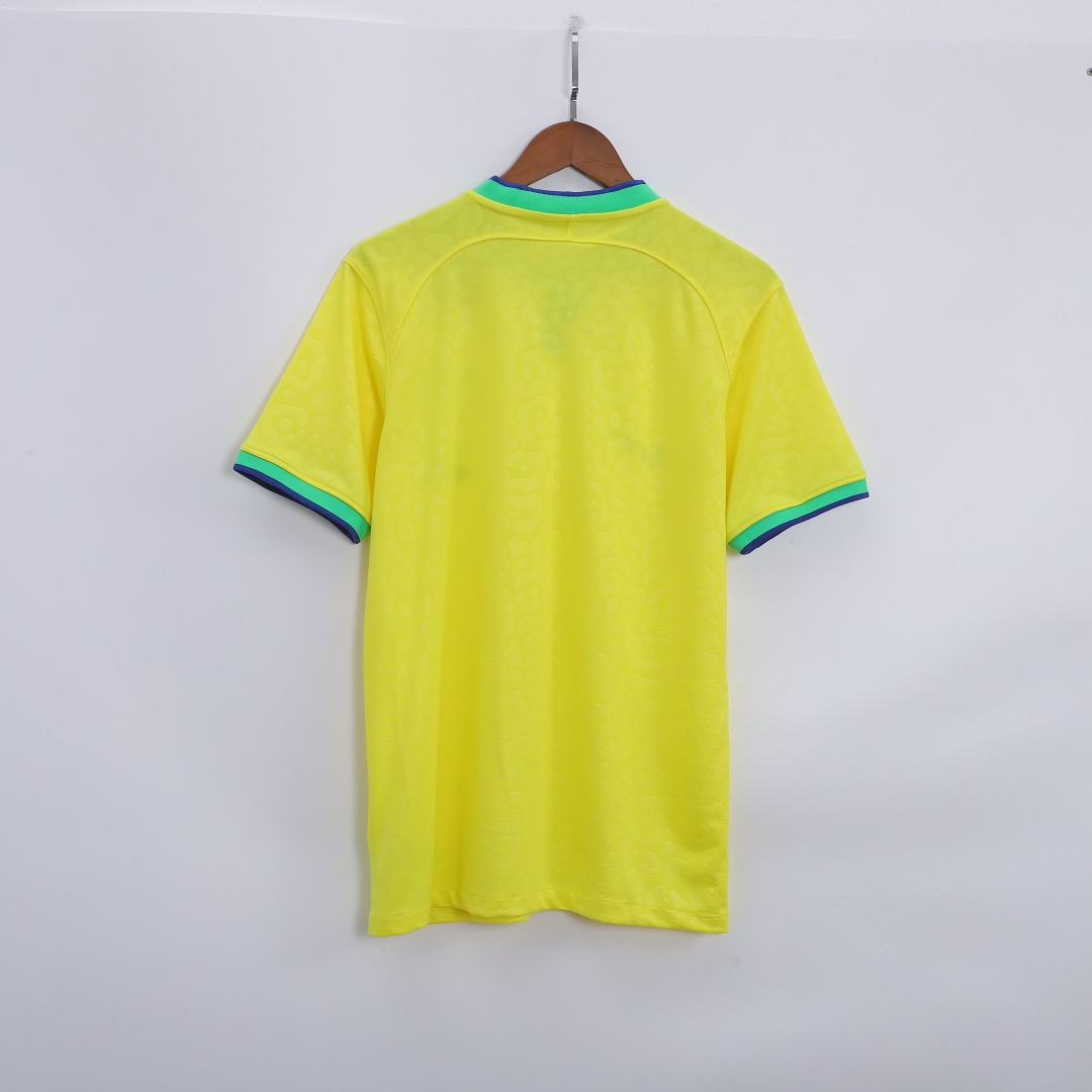 Brazil Jersey Custom Soccer Jersey Home 2022