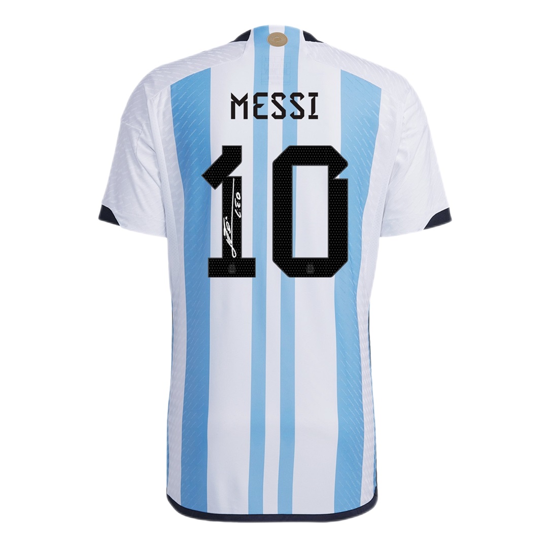 Argentina Jersey Messi #10 Custom Away Soccer Jersey 2022