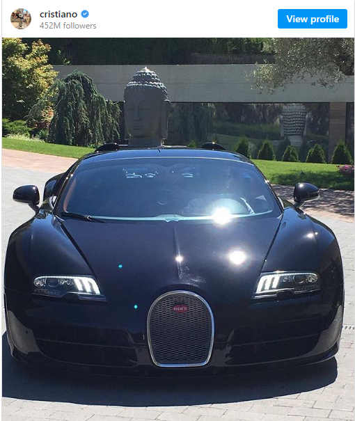 Cristiano Ronaldo's new Bugatti, 11.5 million USD