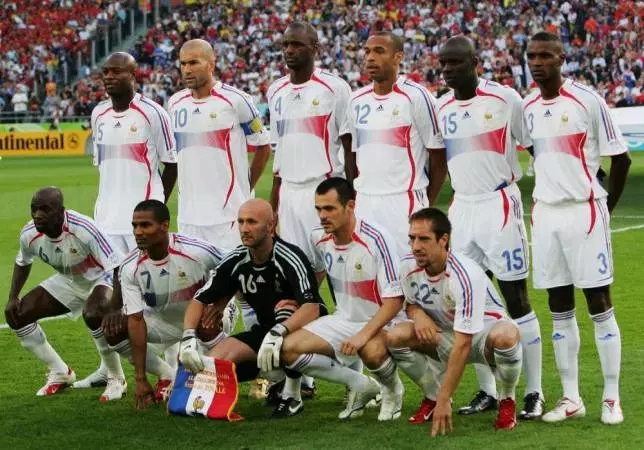 France Jersey Custom Away Soccer Jersey 2006