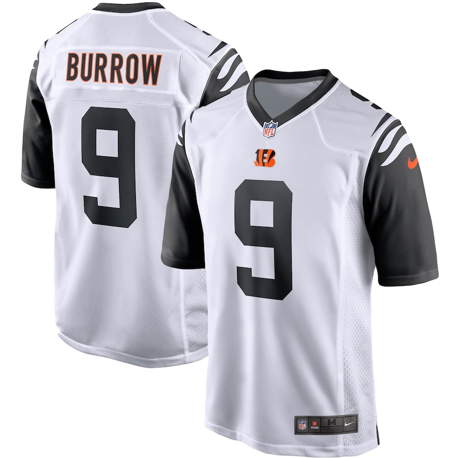 Joe Burrow Cincinnati Bengals Alternate 2 Game Player Jersey - White